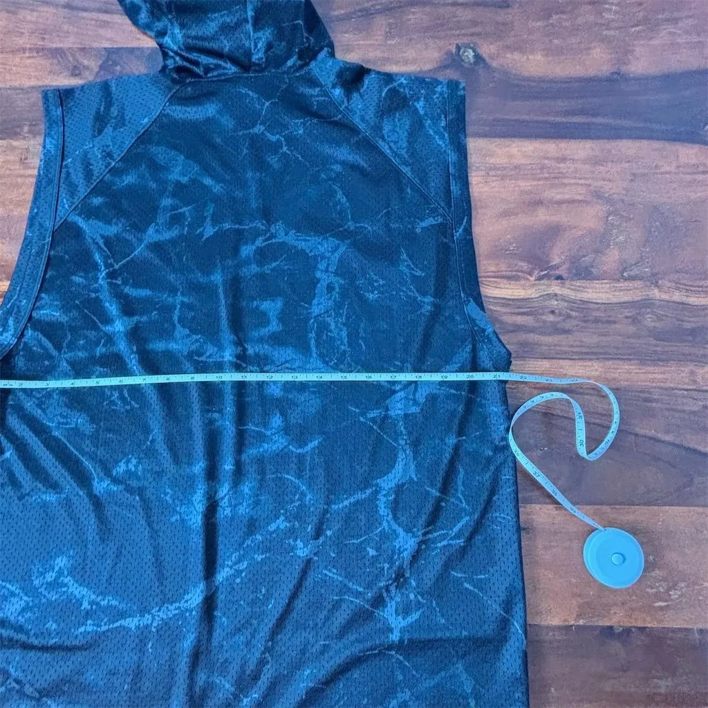 Savage X Fenty Women's Black Mesh Sleeveless Hoodie Size M‎ Size M - Image 5