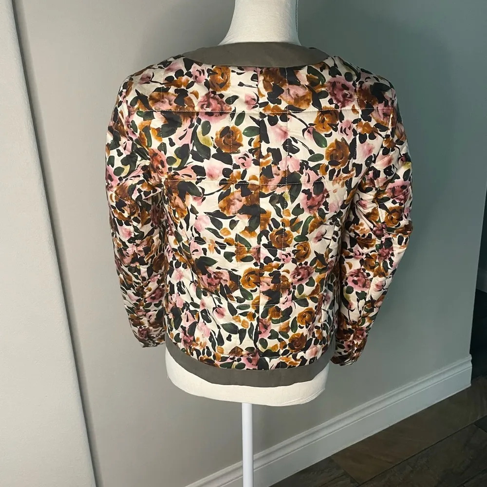 NWT Something Navy Floral Jacket - Image 2