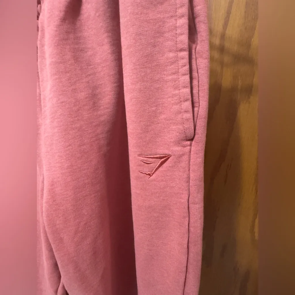 Gymshark Rest Day Sweats Joggers Pink Marl - Medium - Image 5