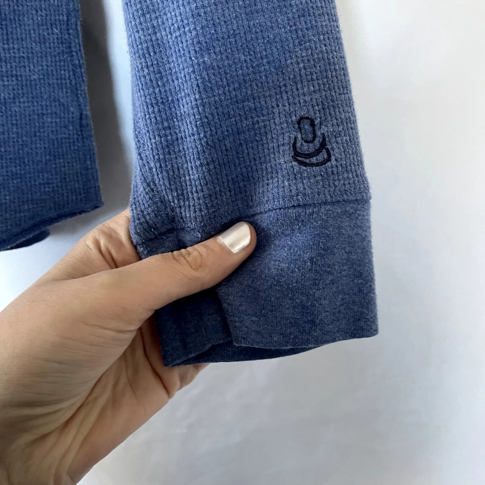 CuddlDuds blue crewneck knit sweater women's size small casual winter top - Image 4