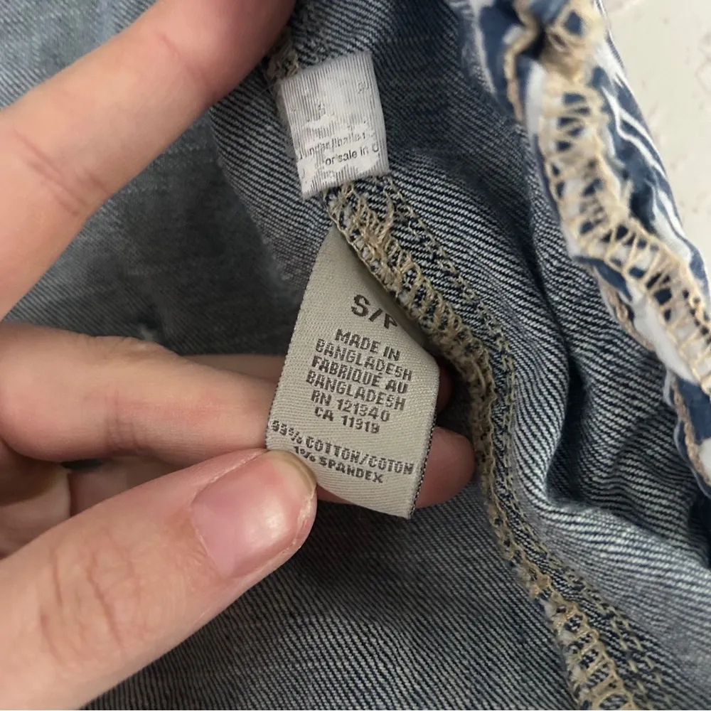 Garage Denim Blue Jean Women's Jacket Casual Spring Small - Image 3