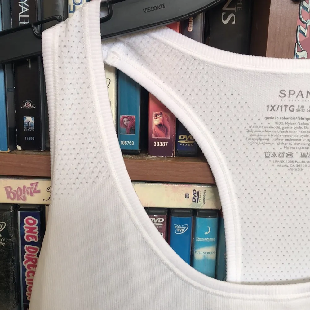 NWT SPANX White Seamless Tank Top In White Sz 1X - Image 5