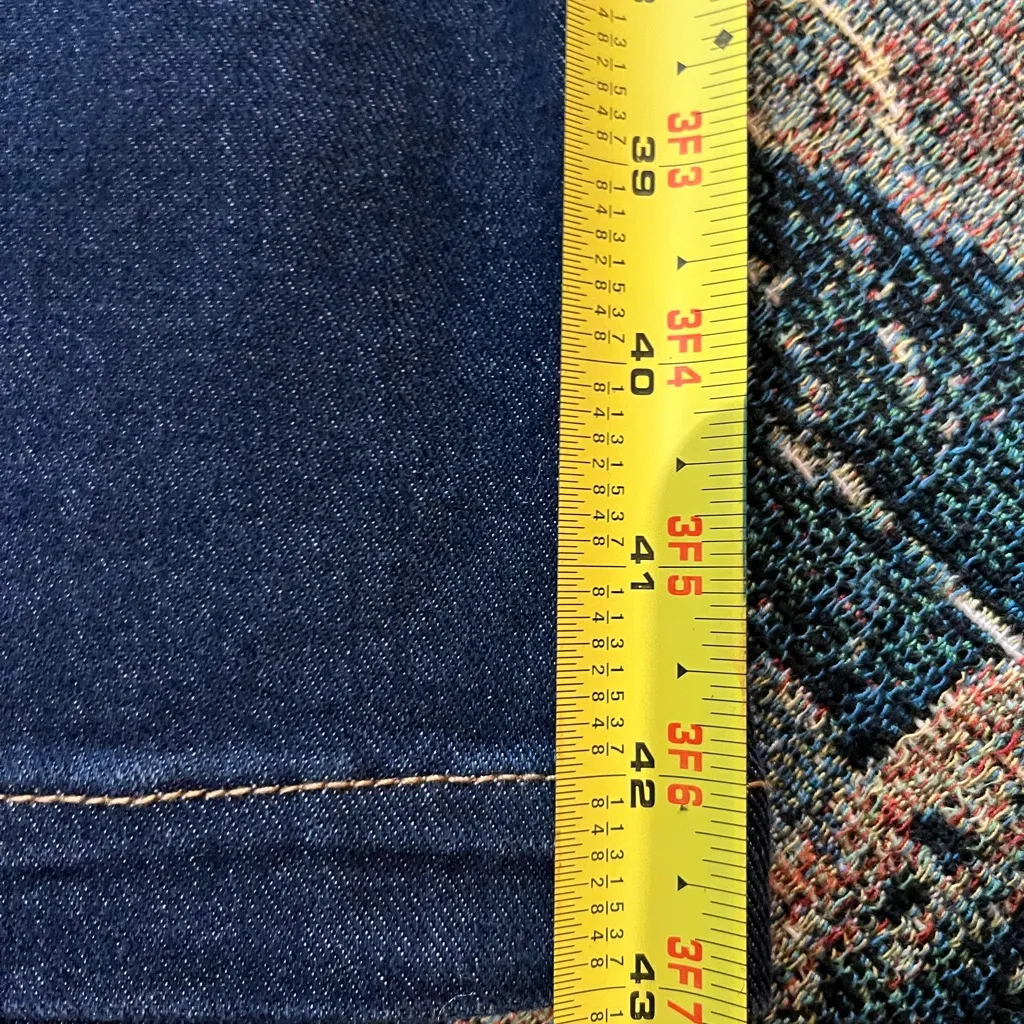 Juicy Couture Blue Wide Leg Jeans NWT Stone Rinse SZ 7/28 Lunita Y2K Pants - Image 11