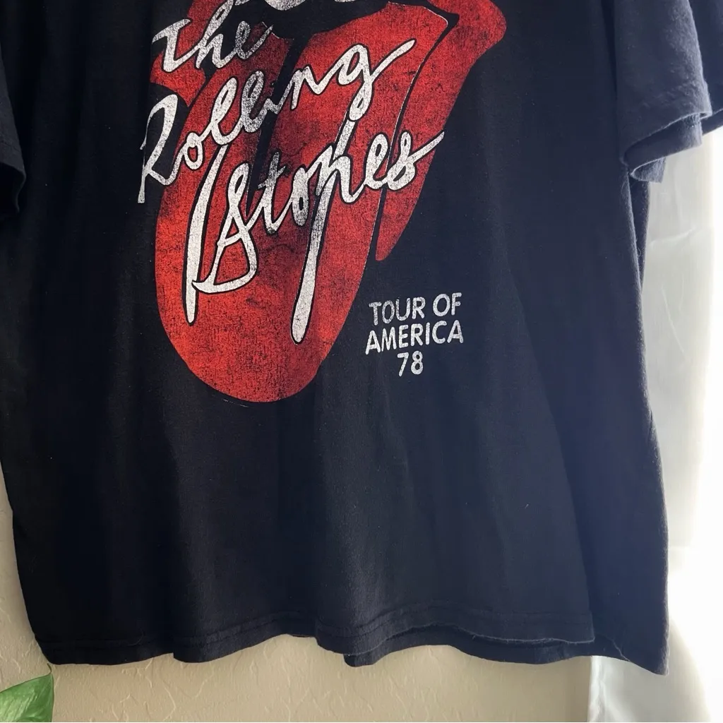 The Rolling Stones ‘78 Tour of America Graphic Tee - Image 3