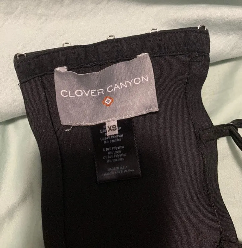 Clover Canyon Neoprene Crop Top - Image 3