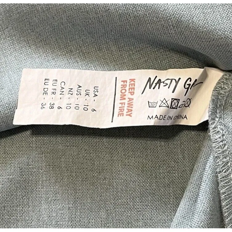 Y2K Miniskirt Nastygal/Forever 21 Lot Of 2  Small Medium Blue Pink Solid Stripes - Image 5