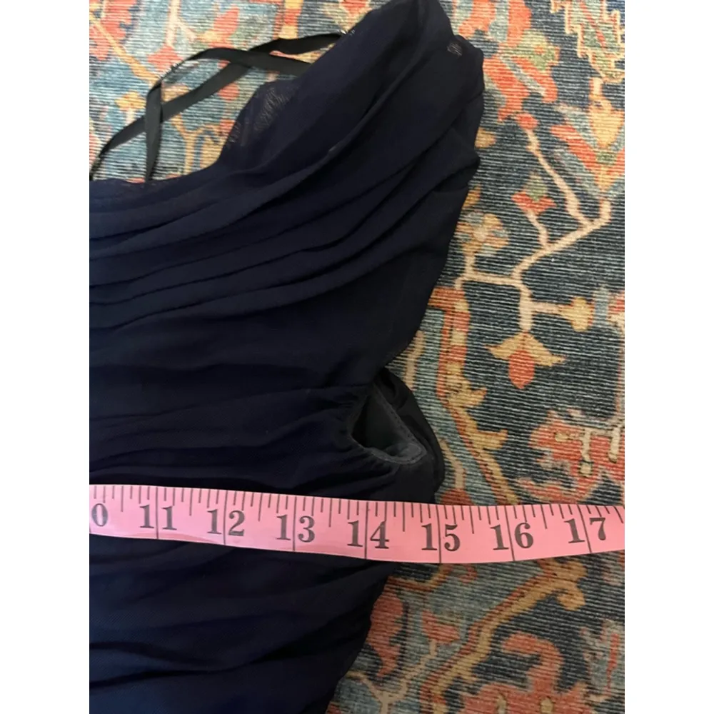 Women’s Tadashi Shoji Off Shoulder Twist Mermaid Evening Gown Indigo Size XS - Image 5