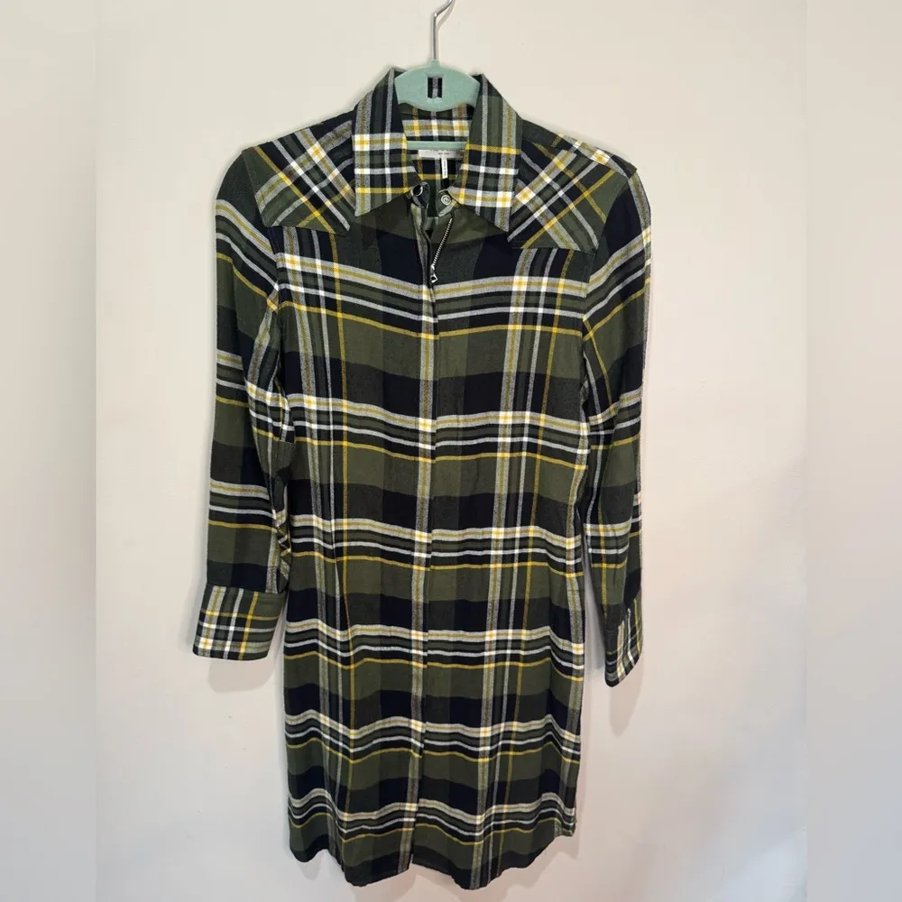 Rag and Bone Kellen Plaid Midi Dress‎ Sz XS - Image 2