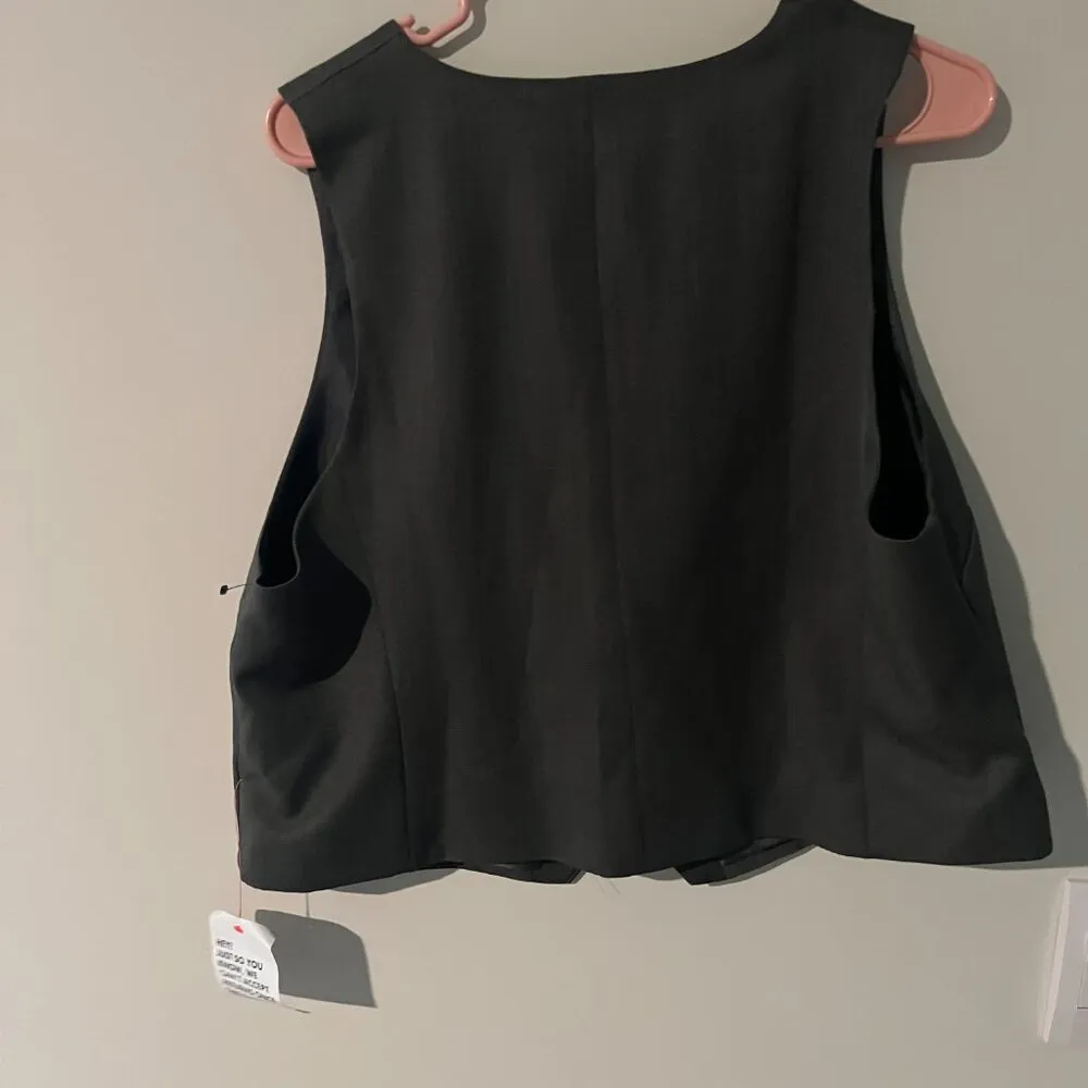 Collusion grey vest size 14 Gray - Image 7