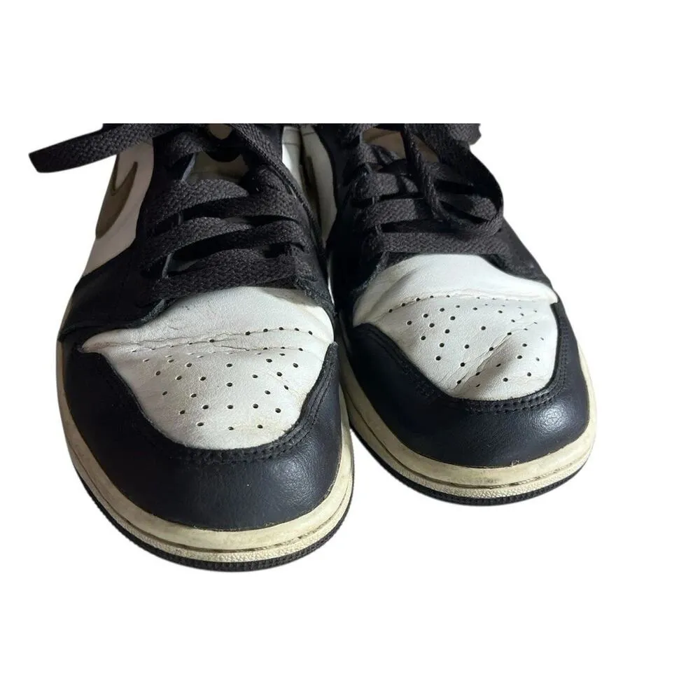 Air Jordan 1 Low Shadow Brown Womens Size 9.5 DC0774-200 Nike Black Sneakers - Image 10