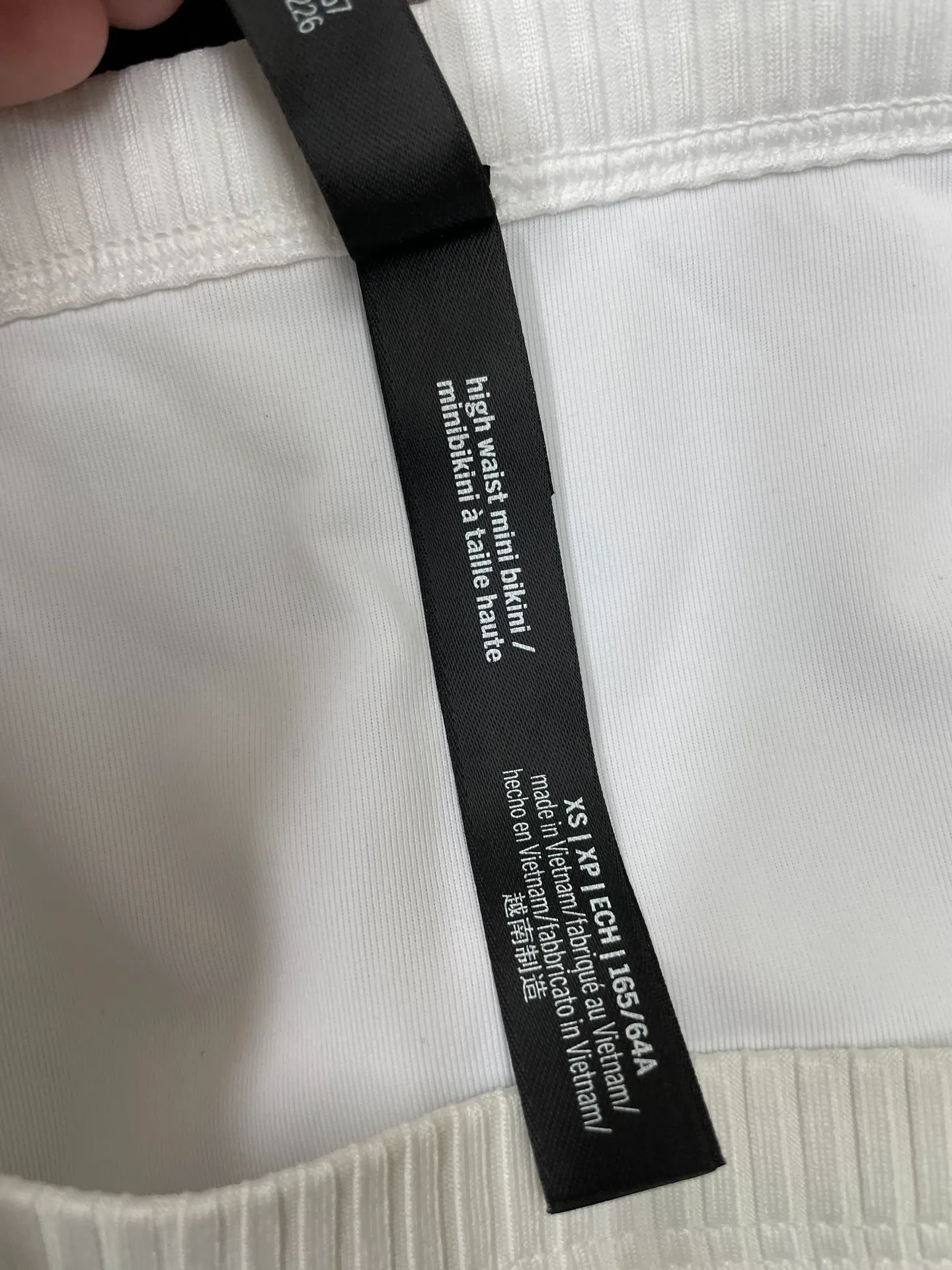 PINK Victoria’s Secret White High Waist Mini Bikini Size X-Small - Image 4