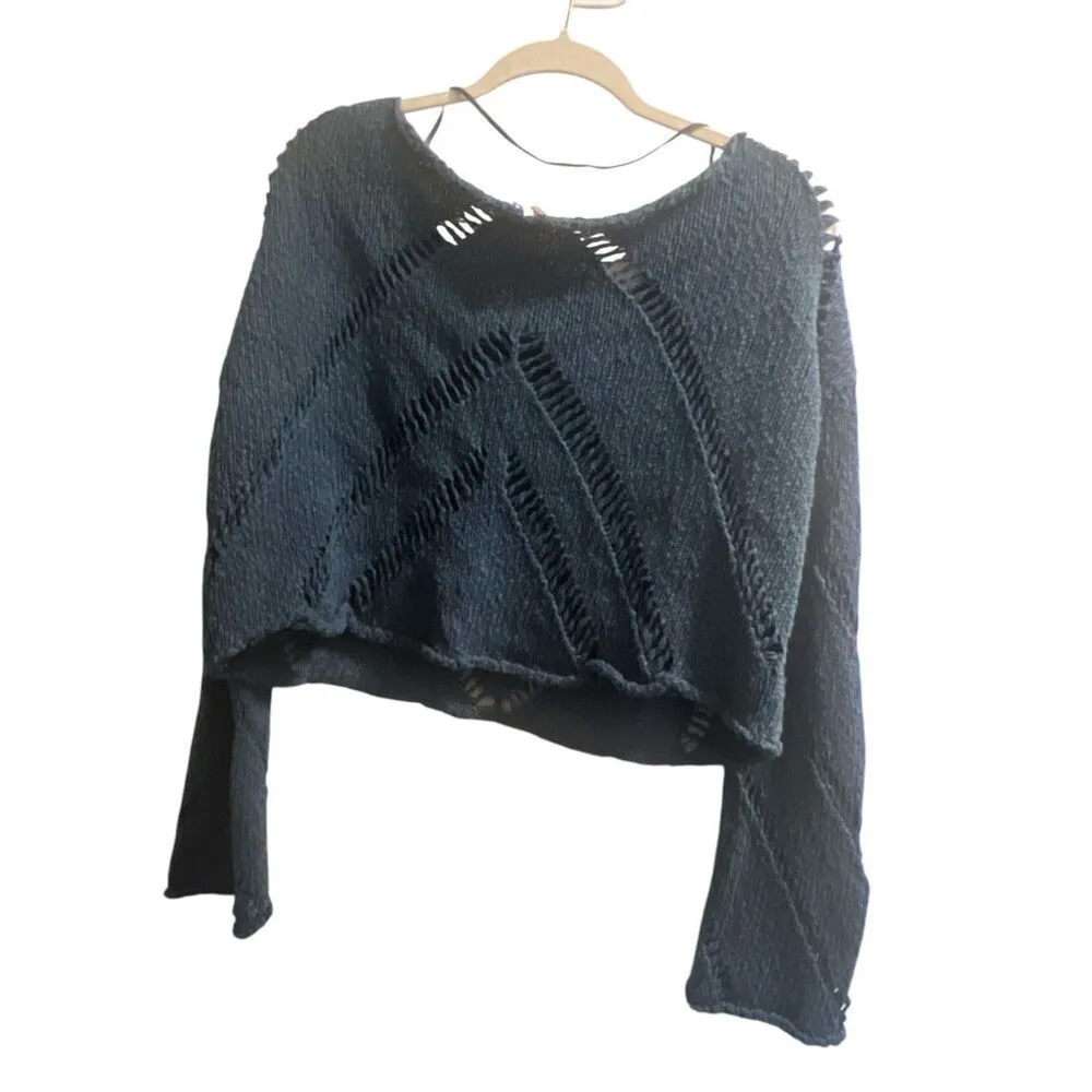 ✨FREE PEOPLE HAYLEY OCEAN SZ XS SWEATER✨ - Image 9