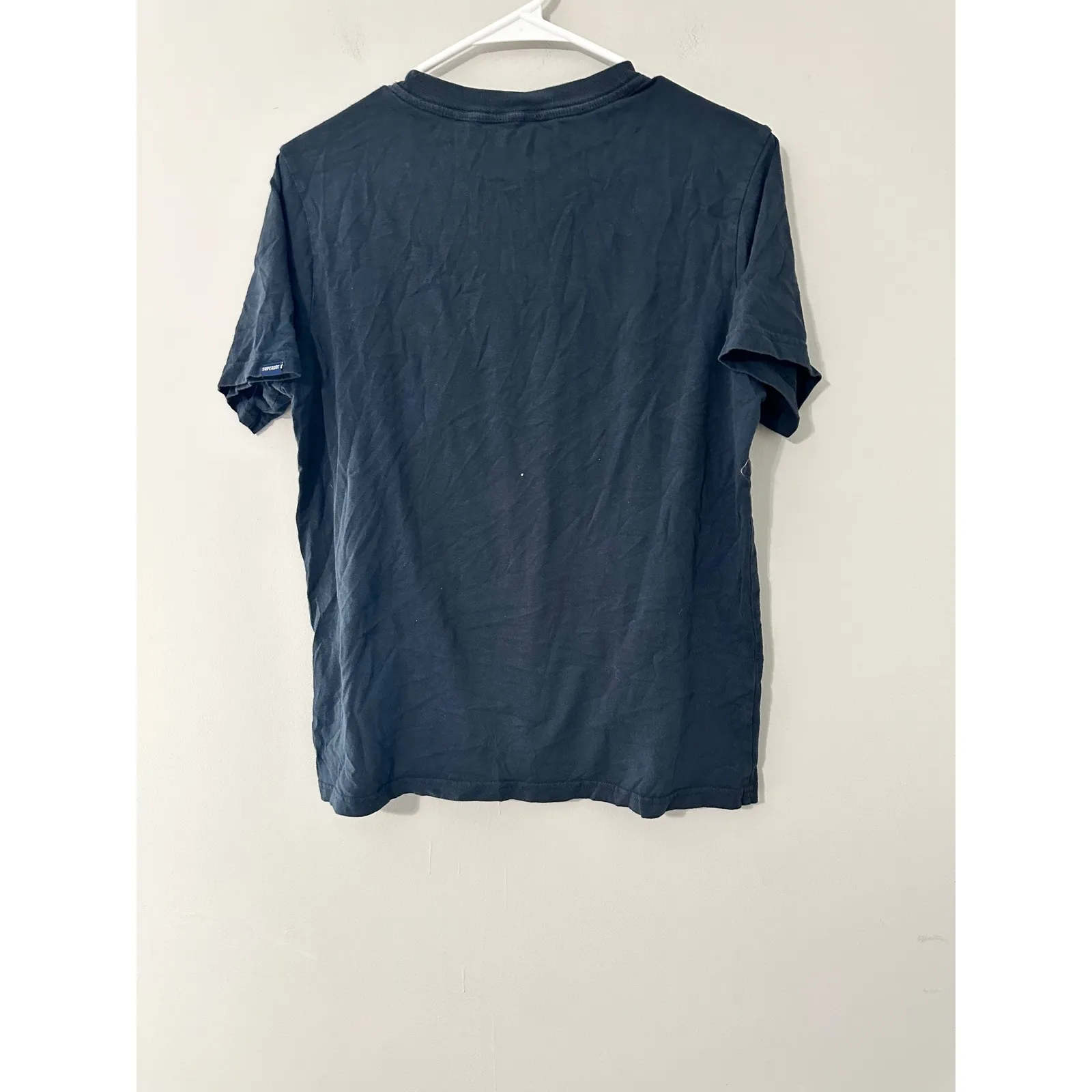 Superdry Womens T-Shirt Crew Neck Short Sleeve Graphic‎ Tee Black Size US 8 - Image 4