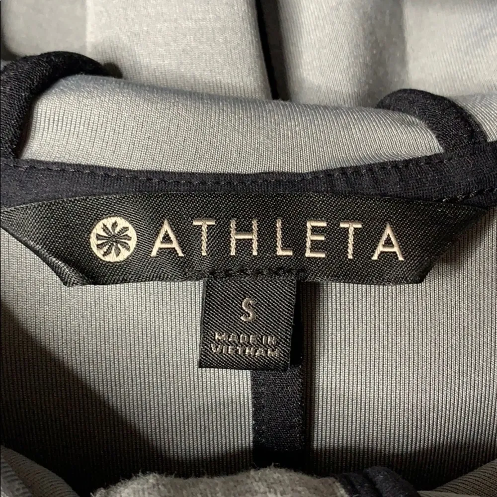 Athleta Grey Active Hoodie‎ Full Zip Size S - Image 6