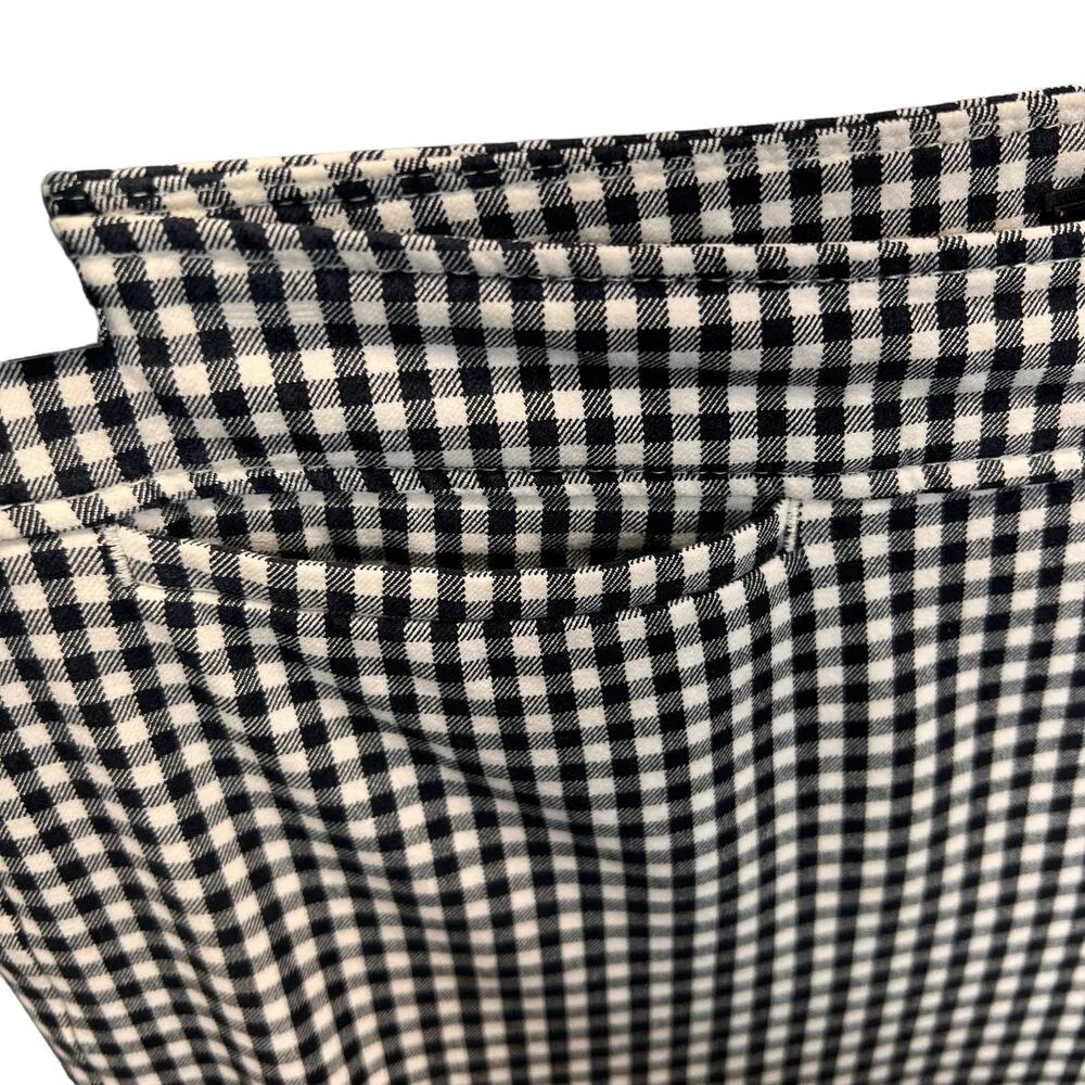 Talbots Chatham Gingham Check Pants Size 10 Ankle Cropped Tapered Stretch - Image 7