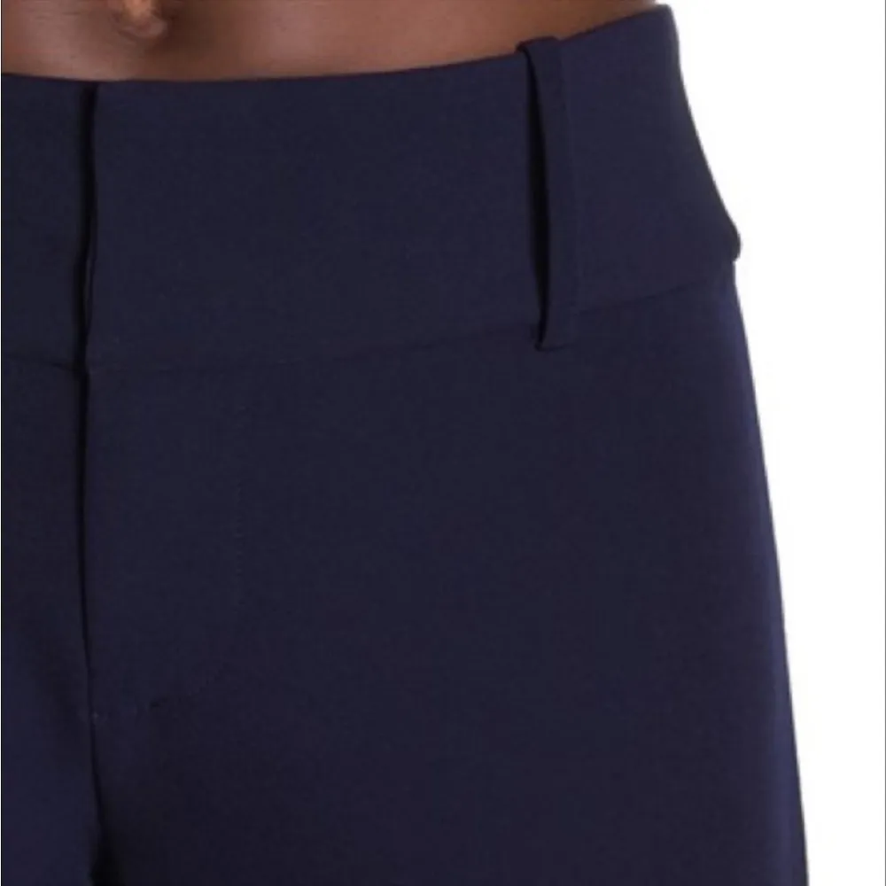 Alice and Olivia Navy Cropped Wide Leg Culotte Pants 4 - Image 5