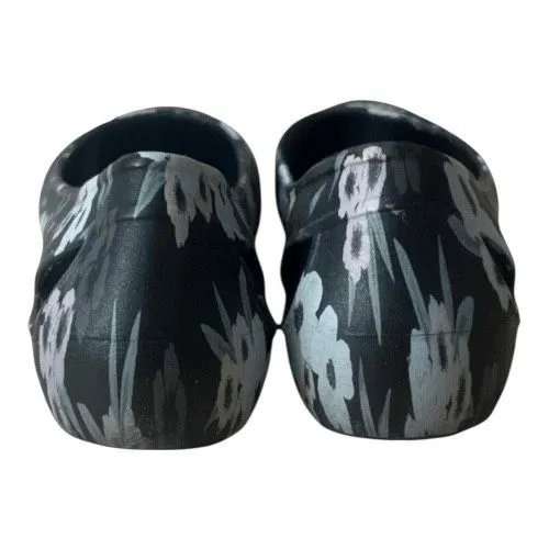 Crocs Womens Flats Size 5 Slip On Black Floral Ballet Shoes Comfort Water Shoes - Image 6