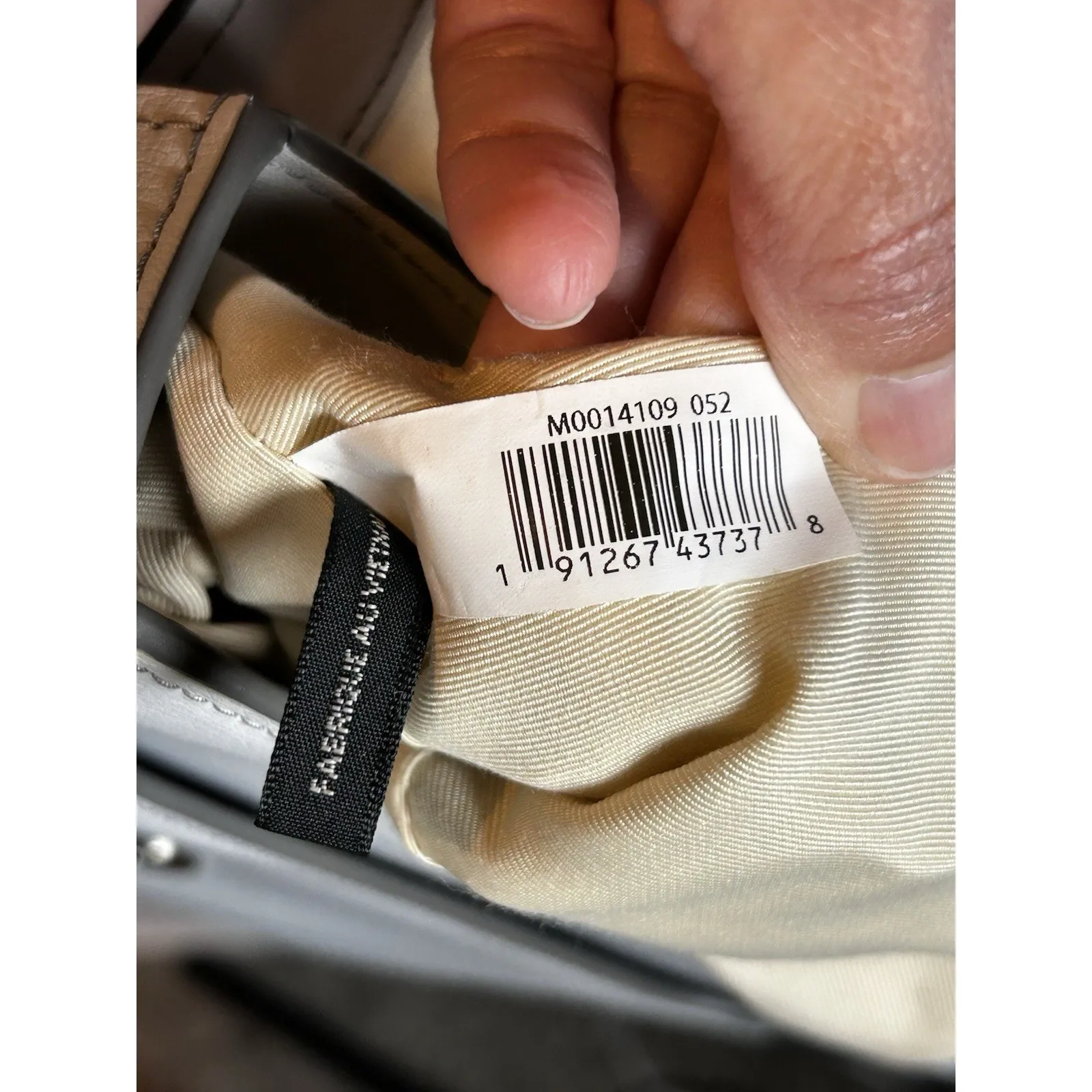 Edgy MARC JACOBS New York Rider Gray Genuine Leather Crossbody Shoulder Bag - Image 13