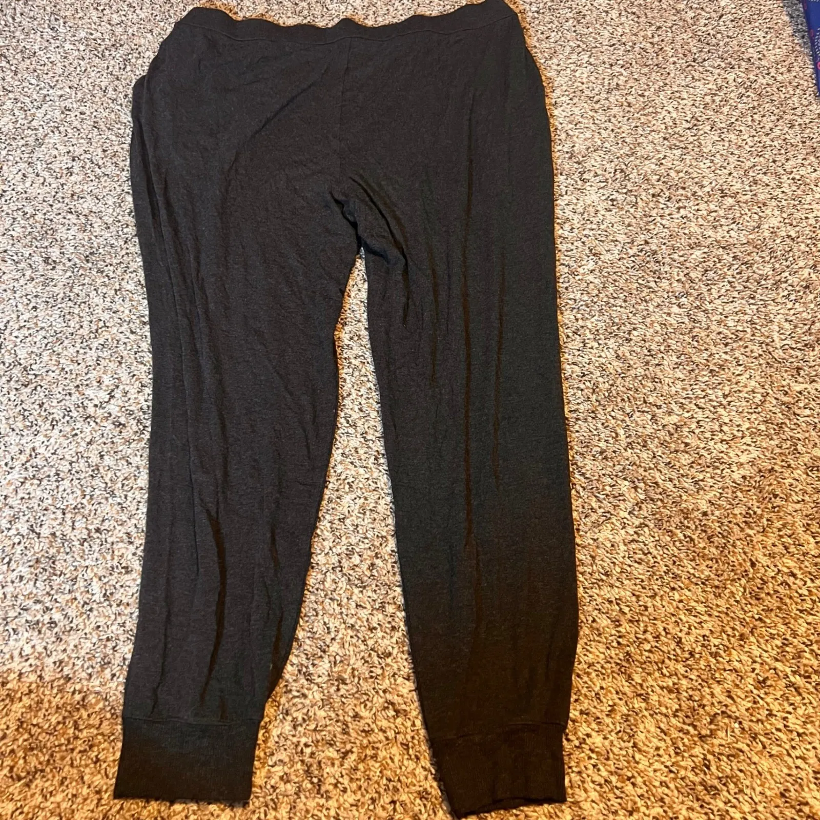 Eileen Fisher‎ Petite Knit Joggers Lounge Pants Comfy Casual Dark Gray PL - Image 8