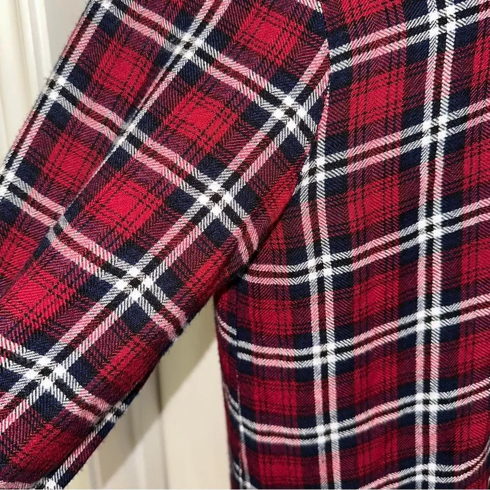 Style house, plaid rayon shirt, women’s medium - Image 10