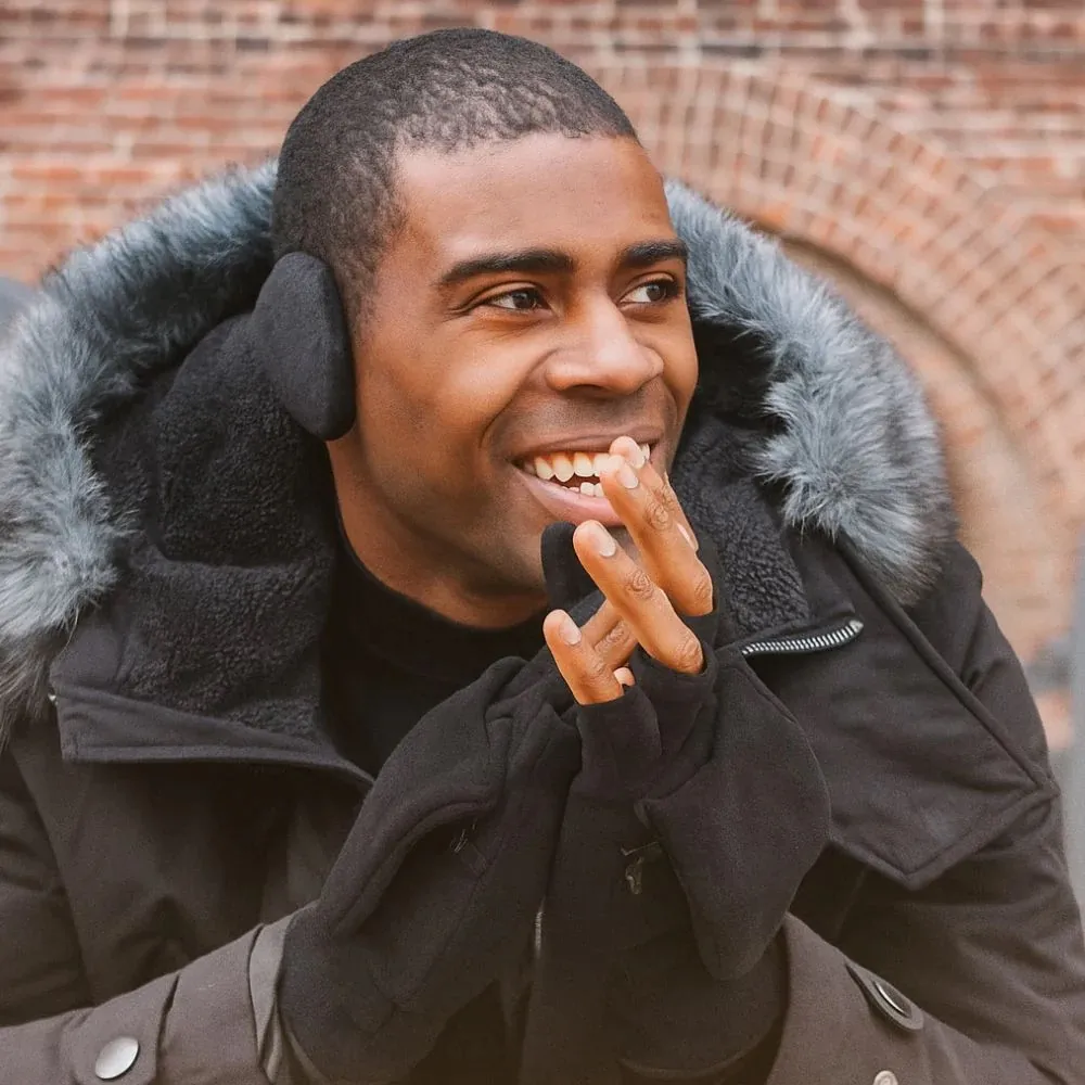 NWT Sprigs Earbags Bandless Winter Ear Warmers
Earmuffs Thinsulate Ear Muff Gray - Image 5