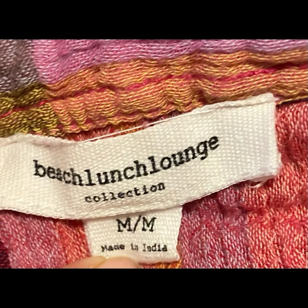 Beach Lunch Lounge plaid shirt in medium - Image 2