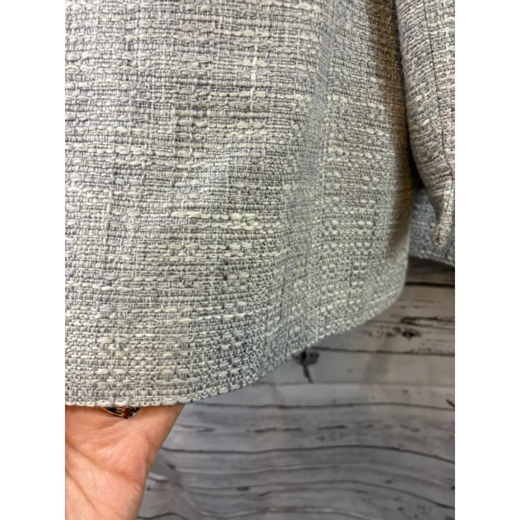 Women's Alfred Dunner Pantsuit Gray White Size 14 - Image 9