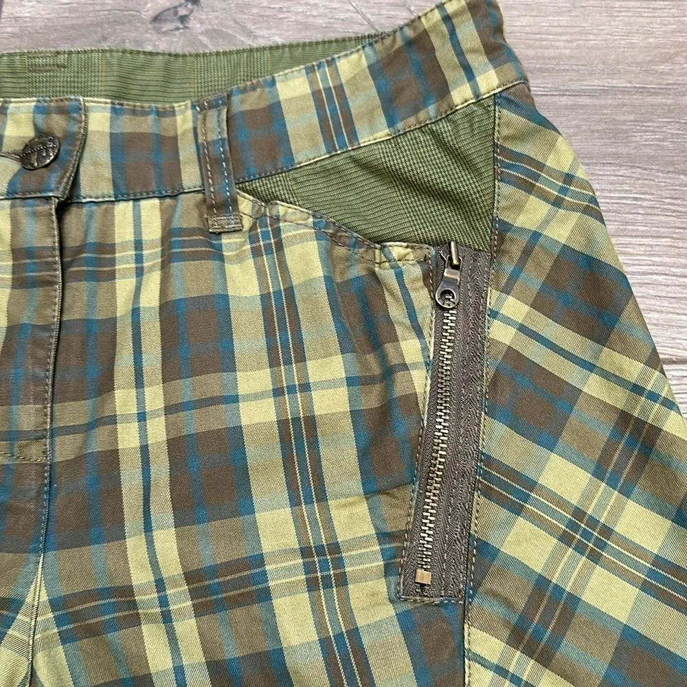 L.A.M.B‎ By Gwen Stefani 7” Green Plaid Mid Rise Shorts Size 0 - Image 5