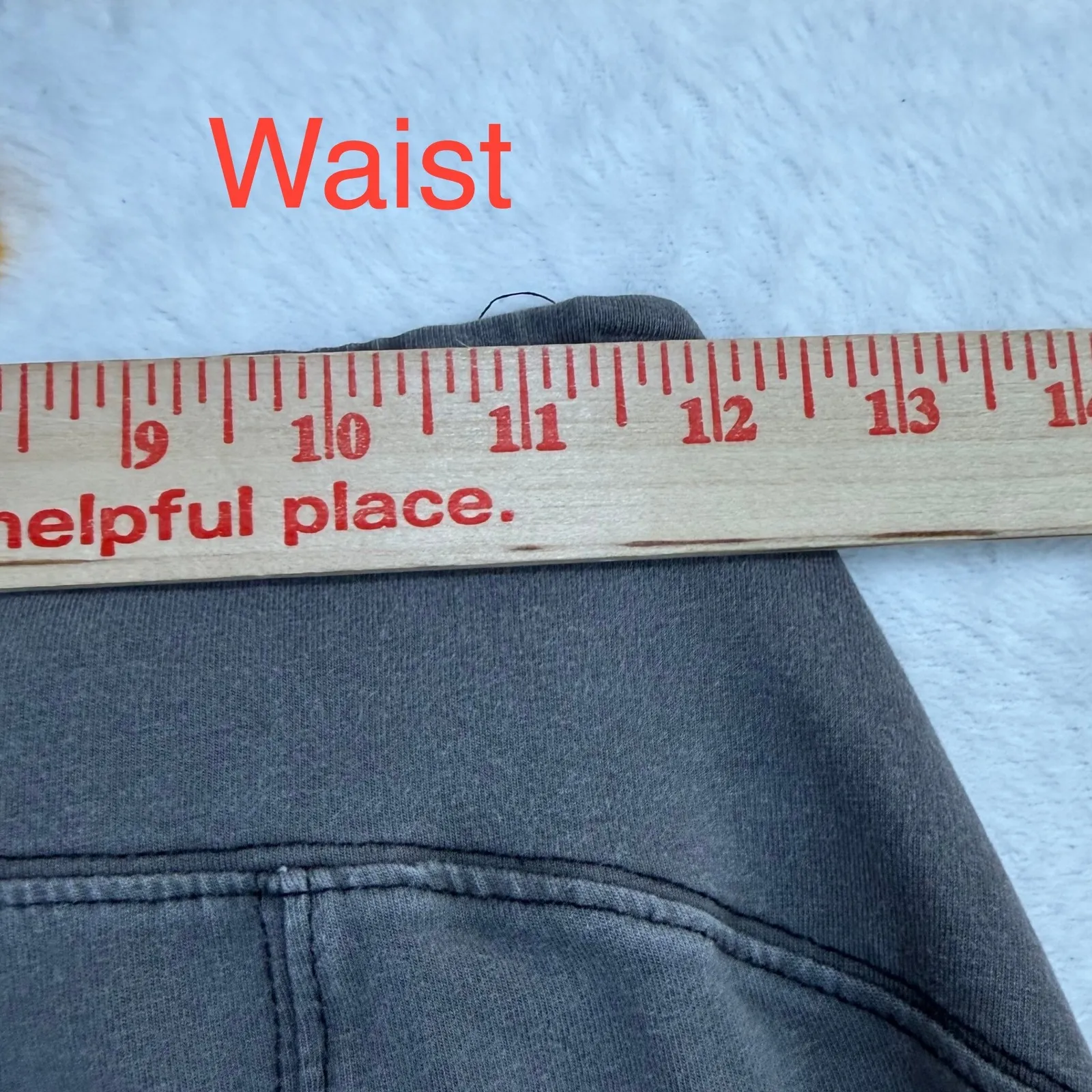 Out From Under S Aria Seamed Flare Pant Gray Stretch Yoga Lounge Athleisure Soft - Image 10