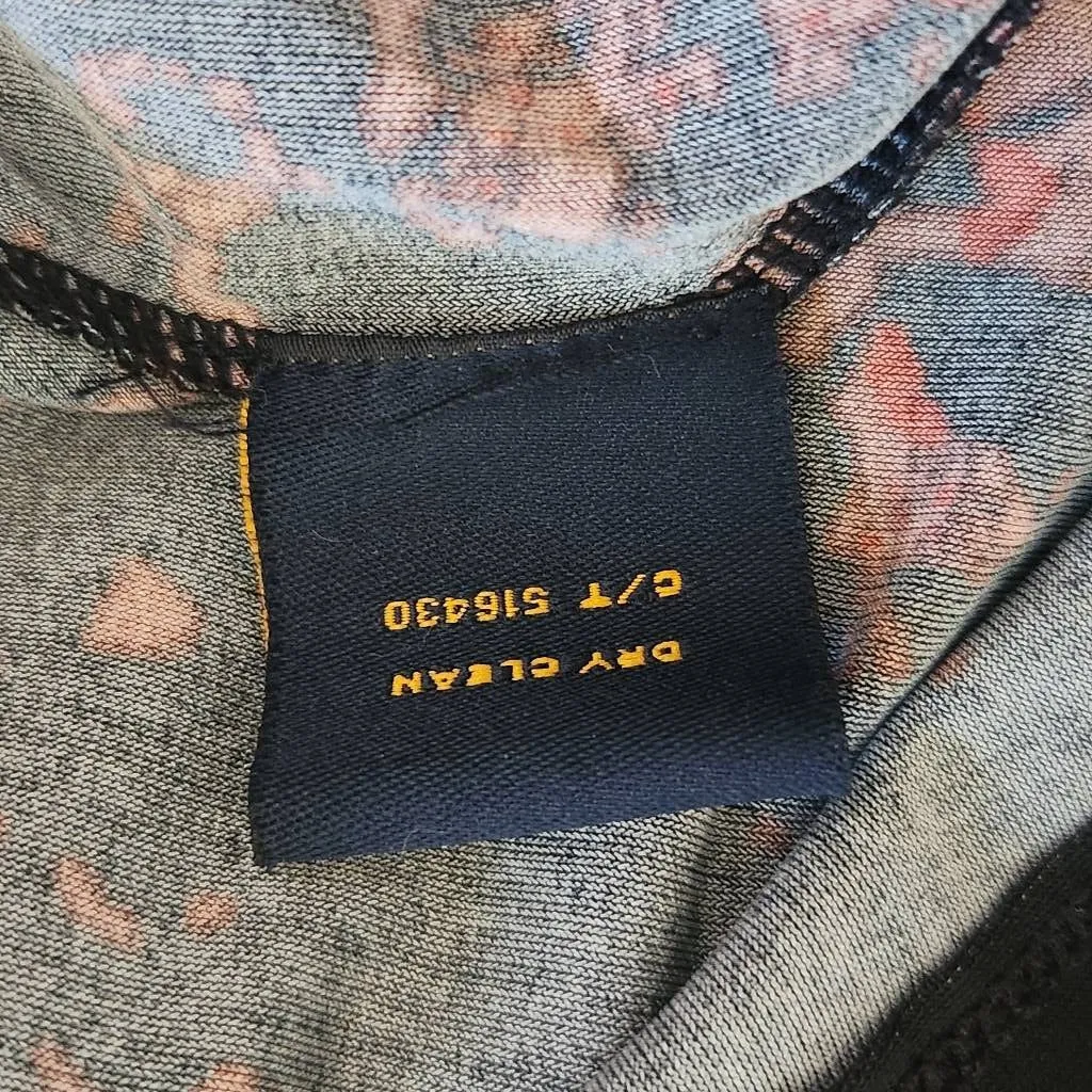 Just Taylor Red and Black Sheath Dress Size 2 Black and Red Print Dress - Image 8