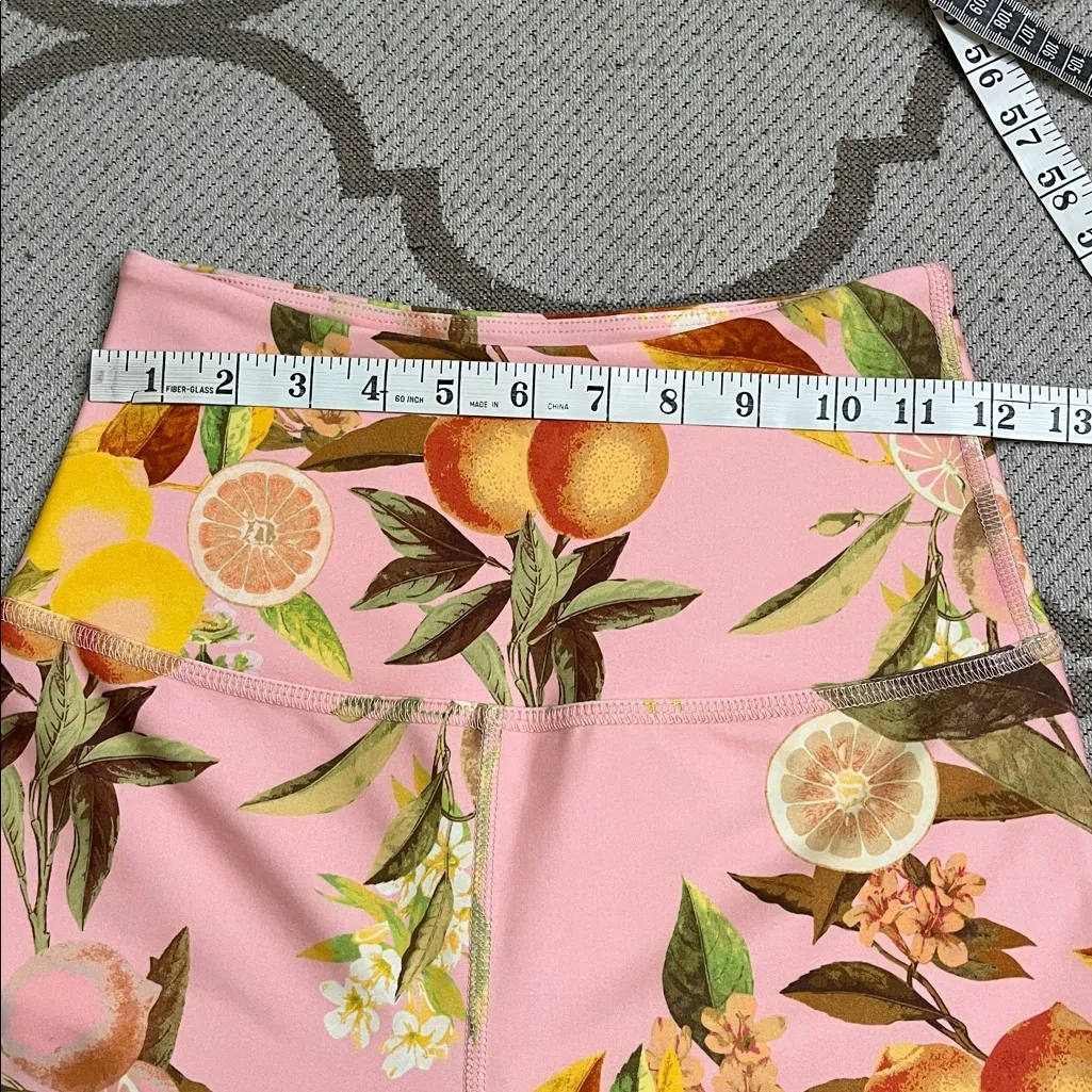 BEYOND YOGA Lemon High Waist Midi Leggings - Pink Lemonade, size small - Image 5