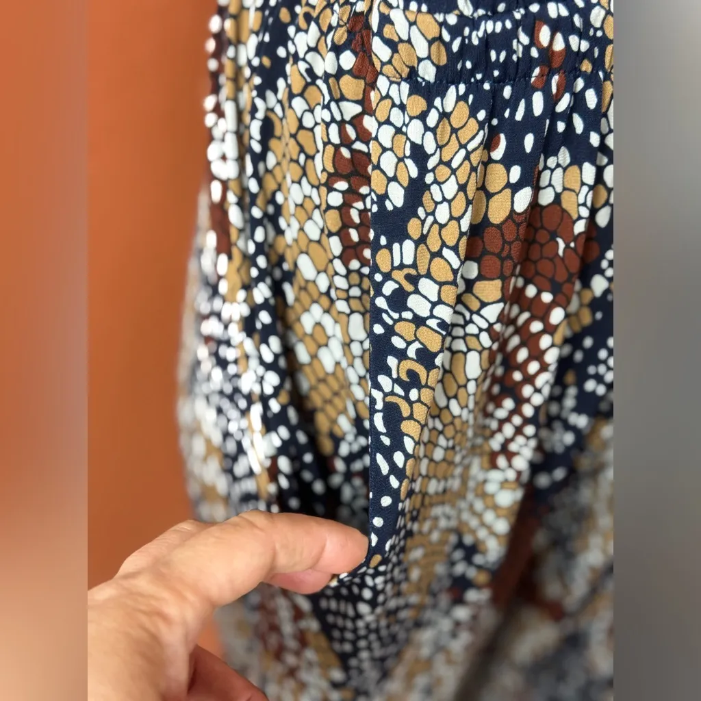 Veronica M Black and Brown Patterned Jumpsuit - Image 5