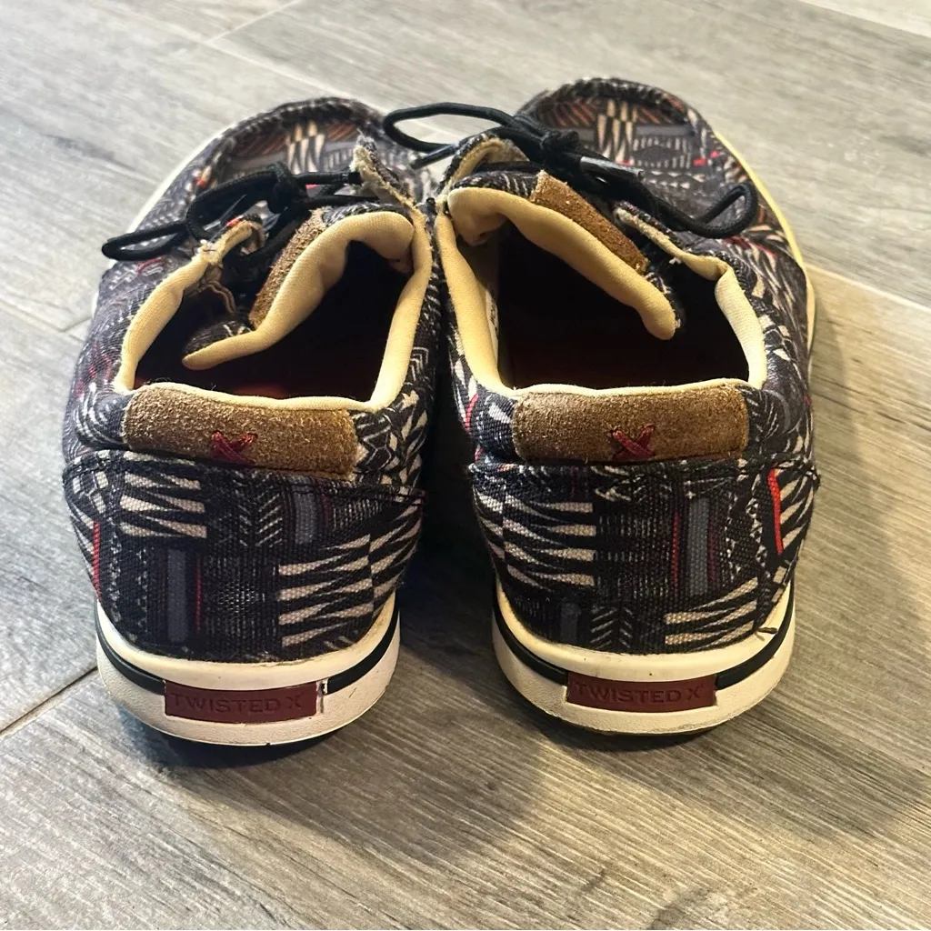 Twisted X® Women's 9.5M Multi All-Over Print Colored Lace Up Shoes WCA0056 - Image 2