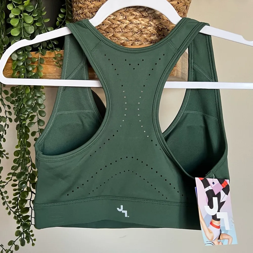 JoyLab Racerback Sports Bra Green Sz XS - Image 3