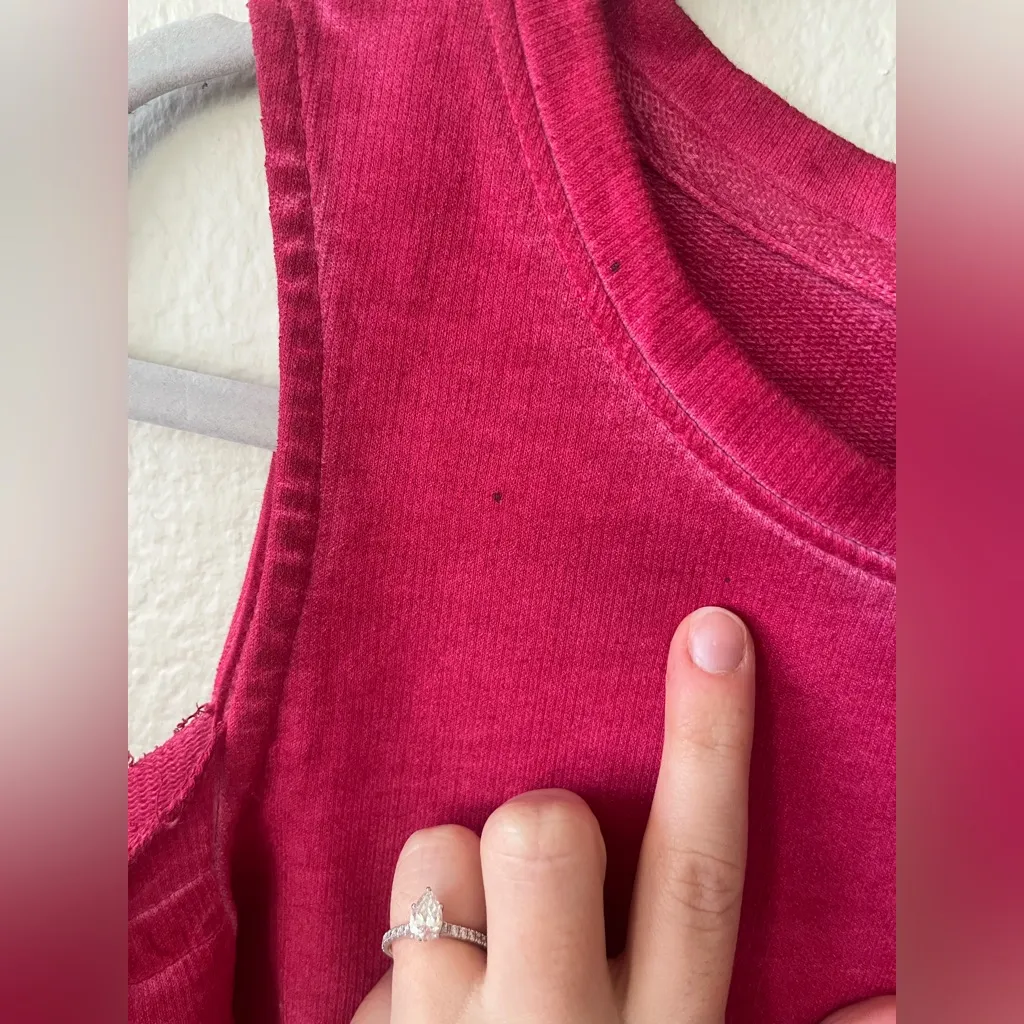 Sanctuary Parkside Cold Shoulder Camellia Sweatshirt in Pink Women's Size S - Image 13