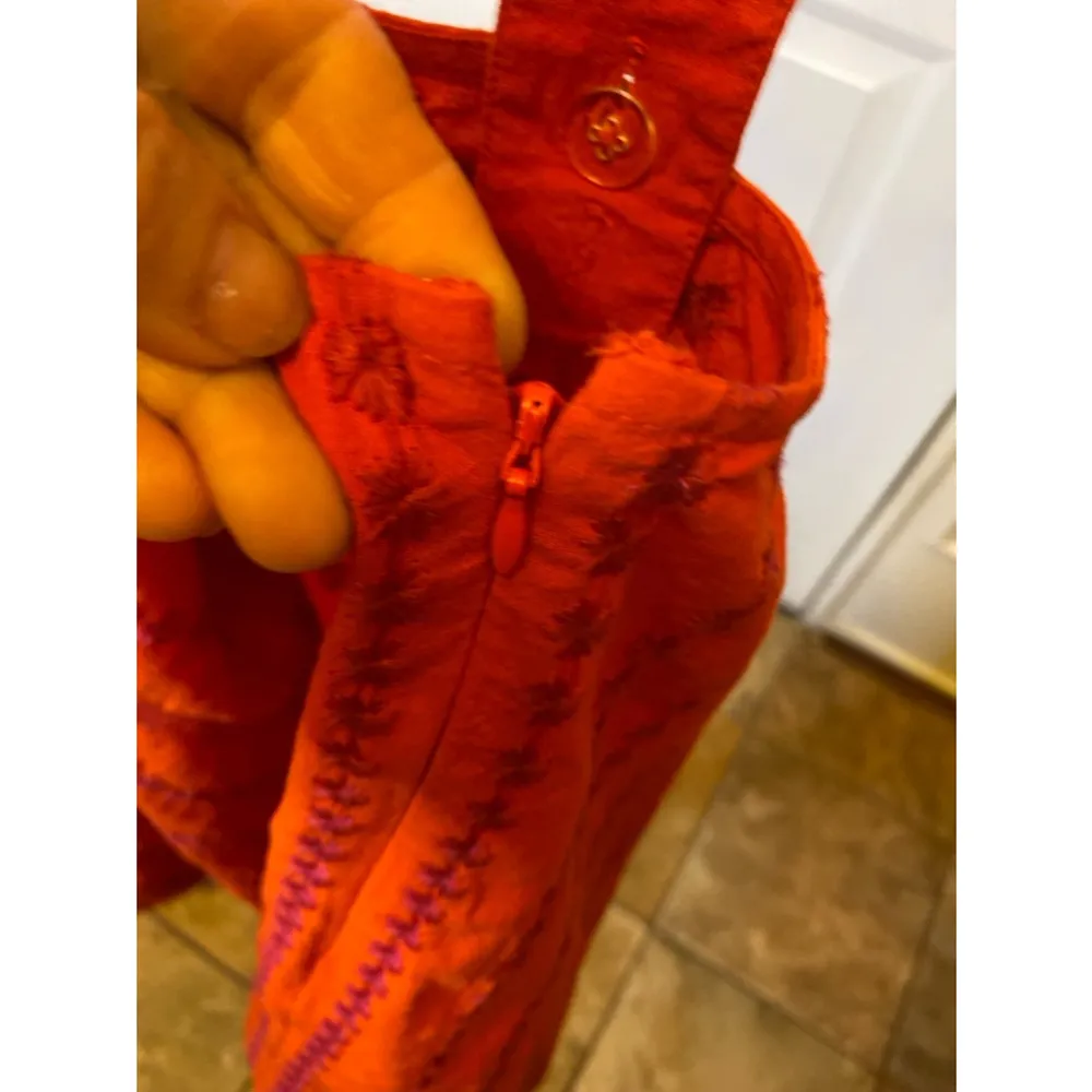 Free People red dress with Criss cross back size Xl - Image 4