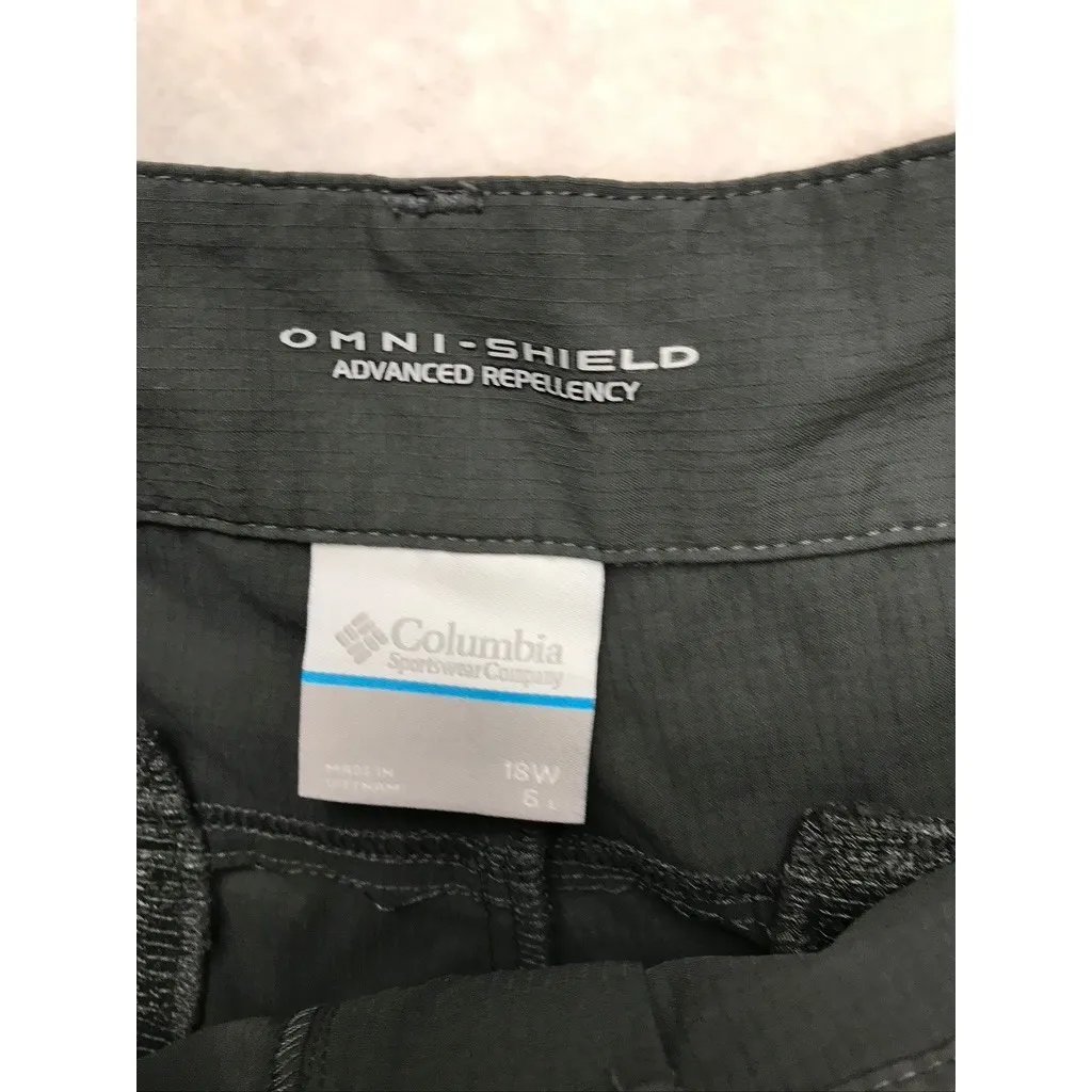 Columbia Omni Shield Women Size 18W Gray Outdoor Hiking Shorts Active - Image 2