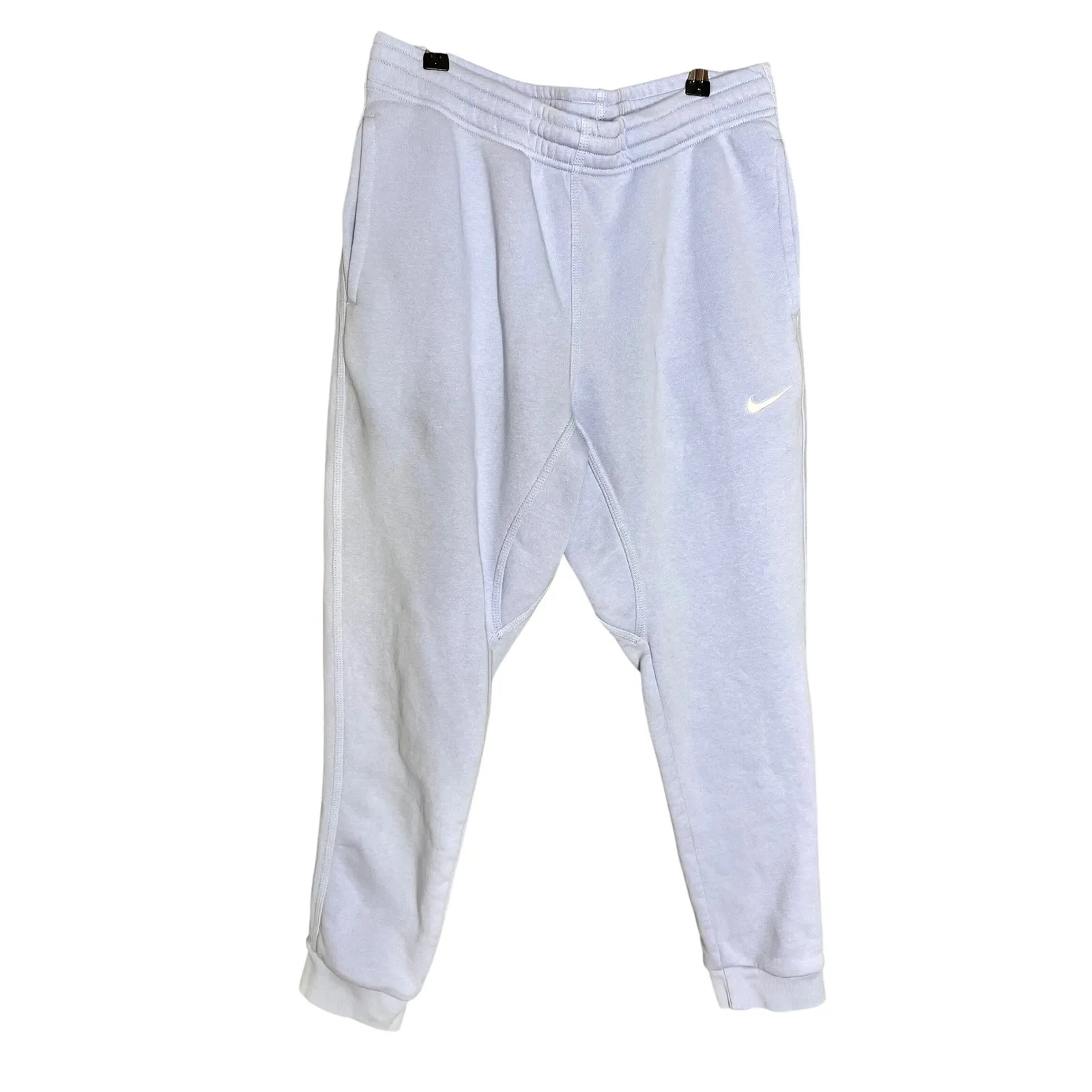 Nike Club Fleece Joggers Women's Size Large Periwinkle Blue Tapered Leg - Image 2