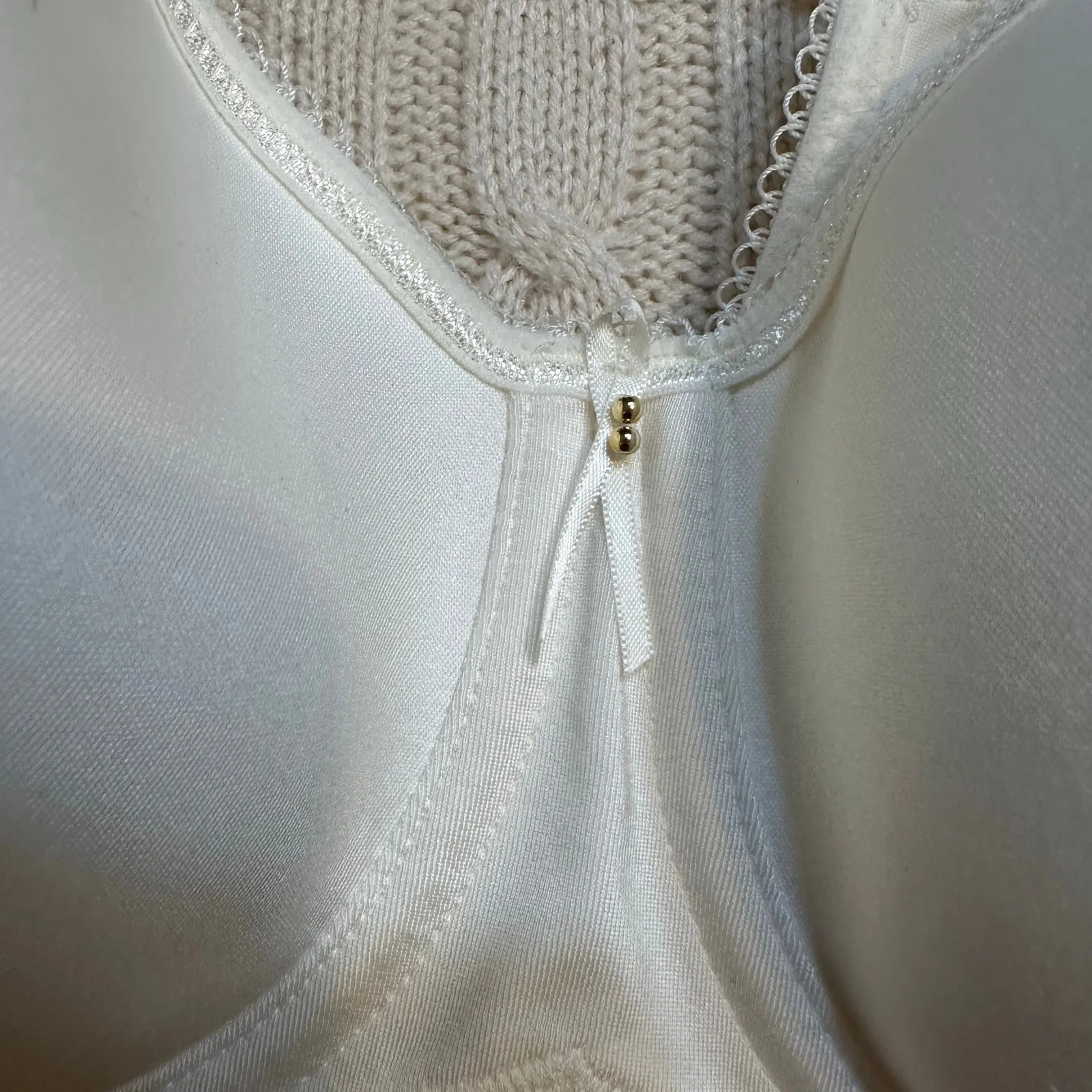 Wacoal Basic Beauty Underwire T-Shirt Bra sz 36D Wacoal 853192 sz 36D White - Image 7