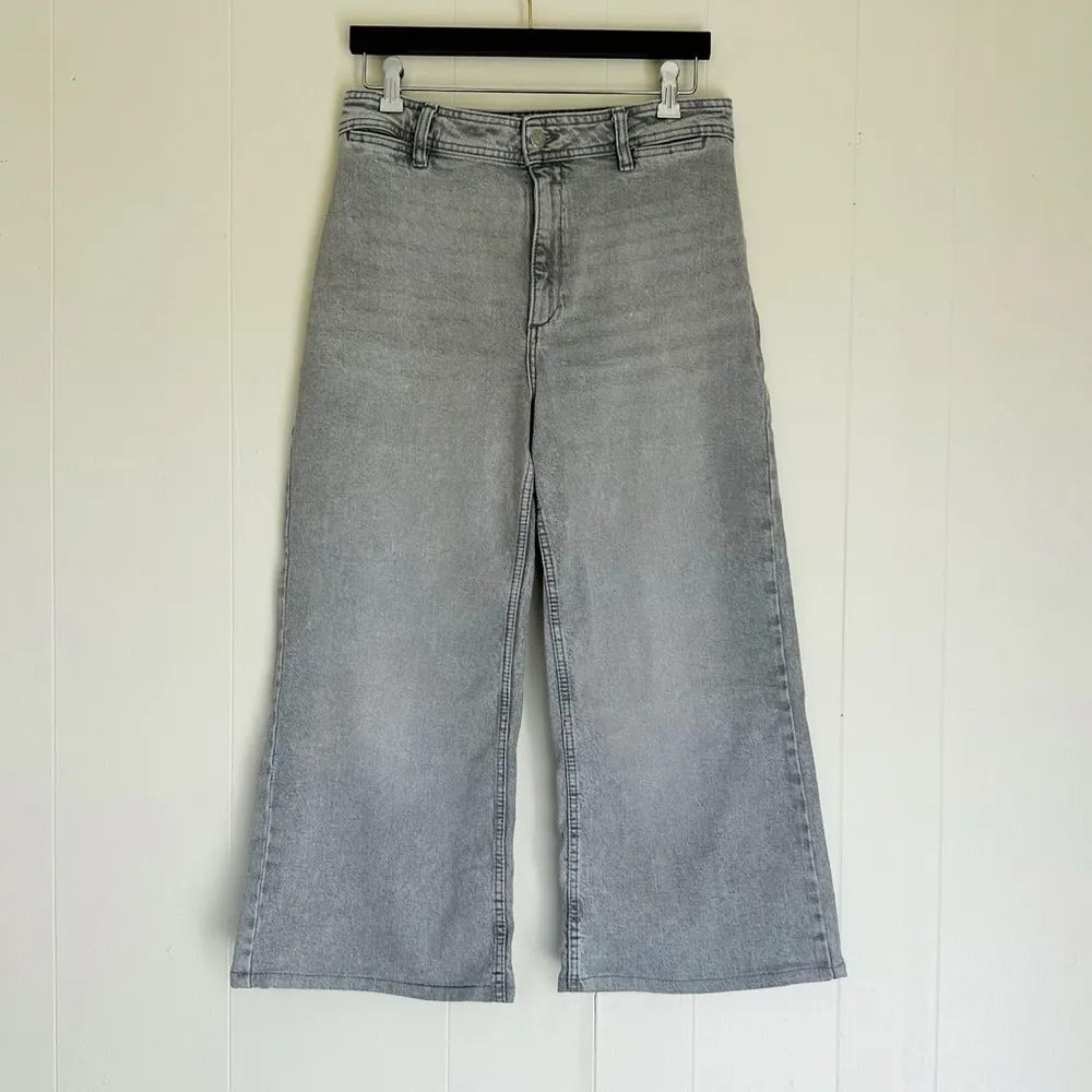MANGO Catherine High Waist Wide Leg Jeans Altered Size 8 - Image 2