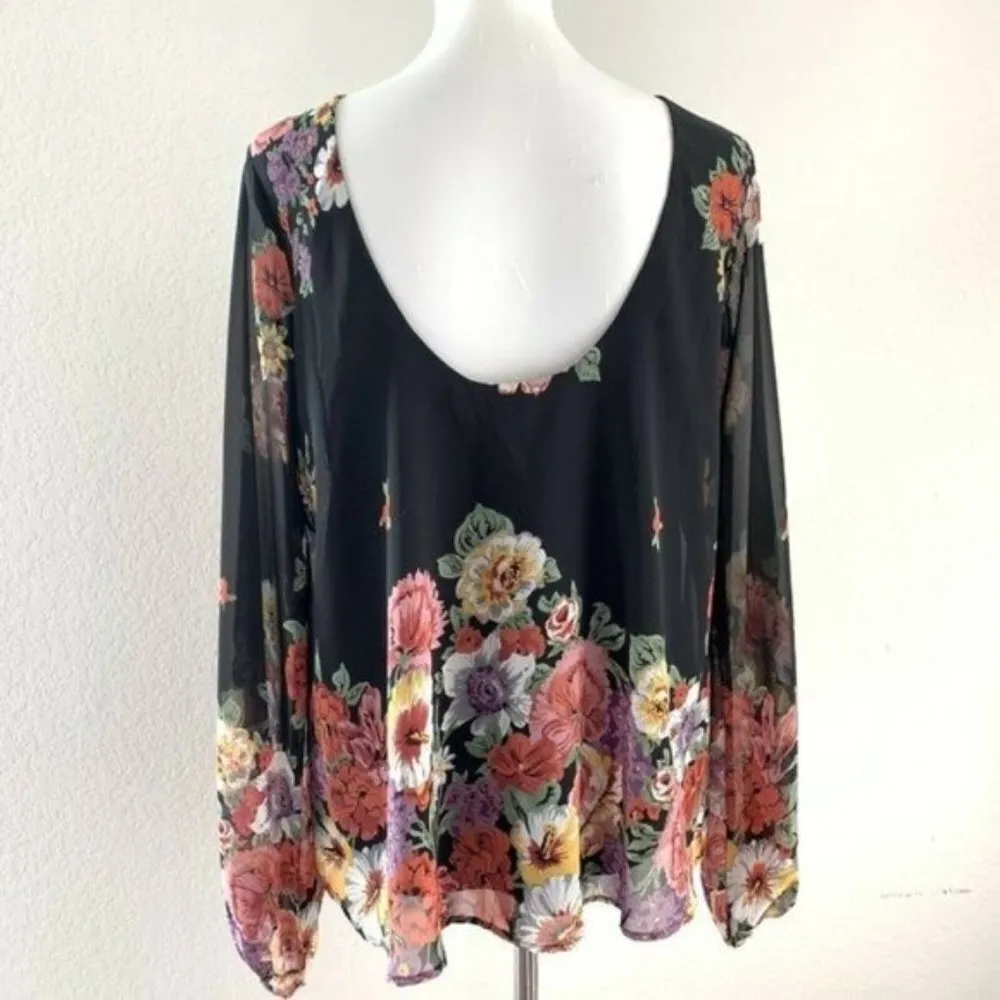 Show Me Your Mumu Floral Print Jade Blouse - Image 5