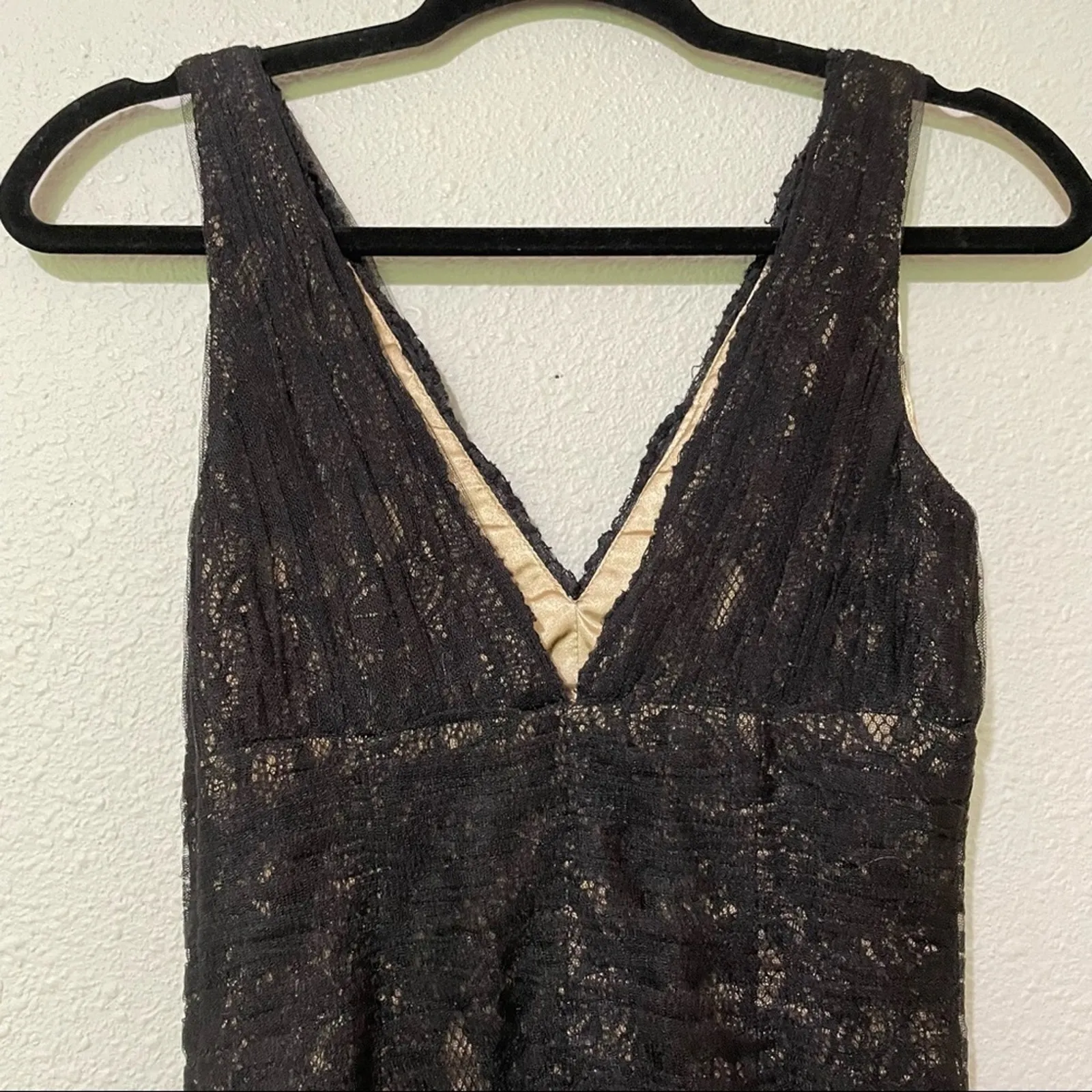 Monique Lhuillier Black Lace Sleeveless Mermaid Dress Formal Womens 0 Whimsigoth - Image 8