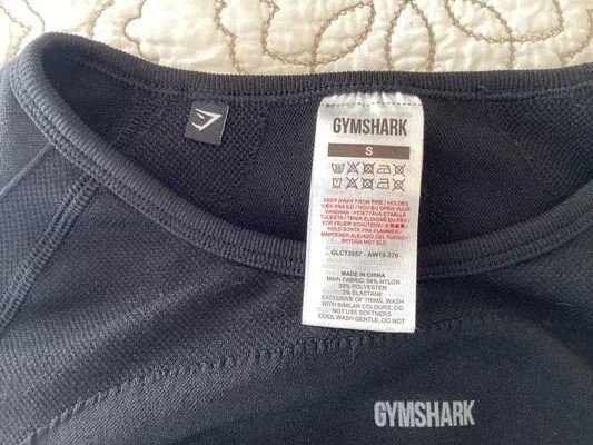 Gymshark Cropped Long Sleeve Top - Image 3