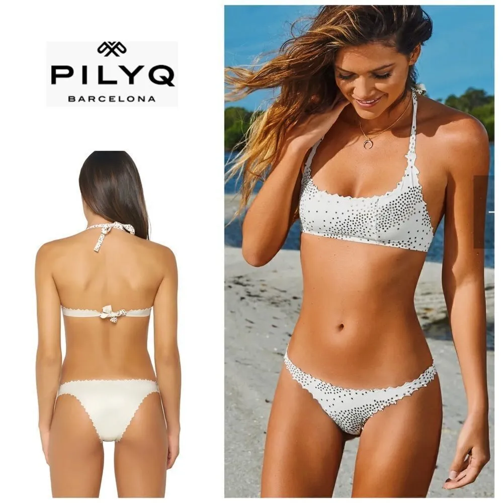 PILYQ city of stars reversible bikini. Medium. MSRP $168 - Image 3