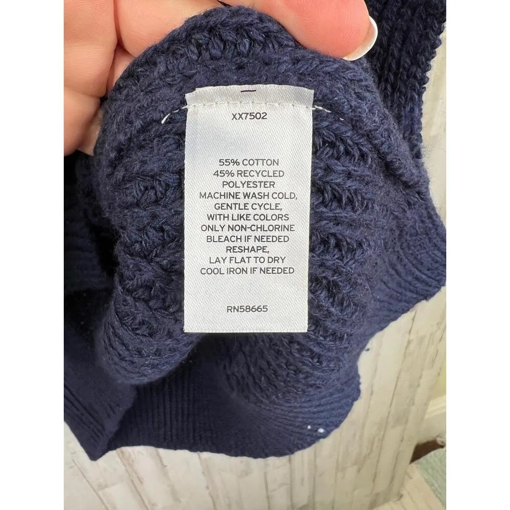 Caslon Blue Knit Sweater Crew Neck Long Sleeve Pullover Size S - Image 7