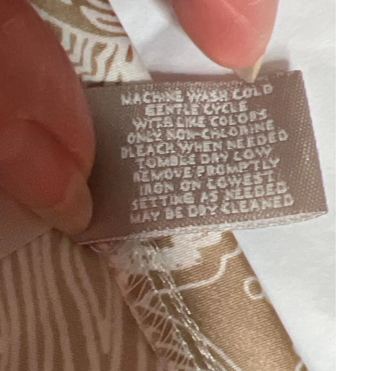 Chico’s size 3 tunic gold/white sleeveless paisley dressy wedding guest Gold - Image 6