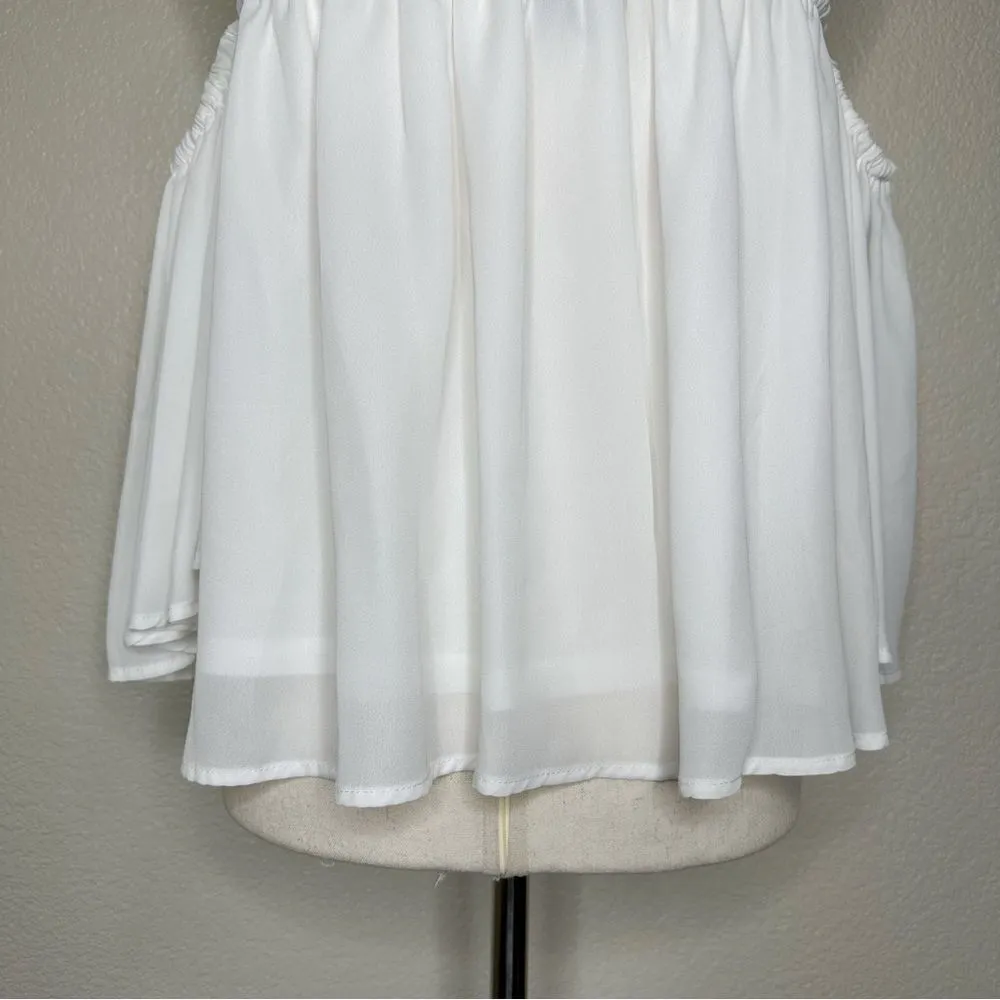 San Joy White Off Shoulder Top - Image 10