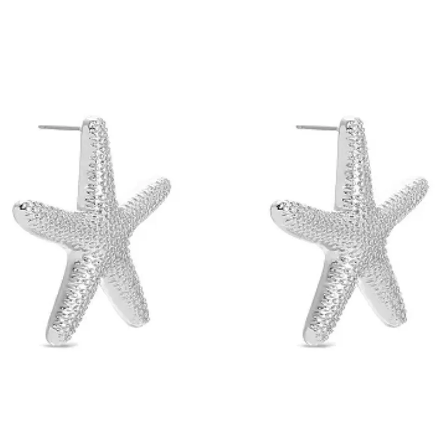ETTIKA STATEMENT STARFISH DROP EARRINGS - Image 4