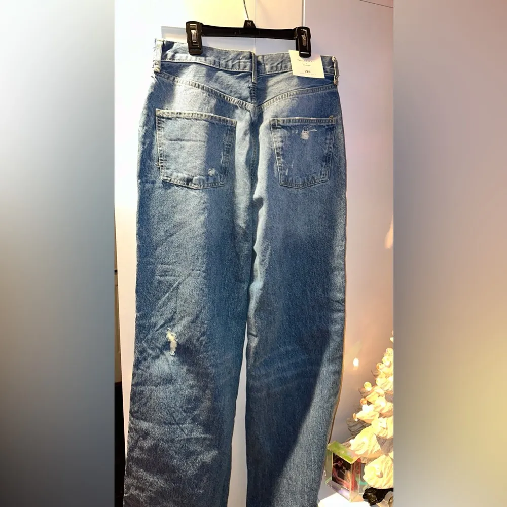 NWT ZARA The Loose Fit medium blue jeans💙 - Image 6