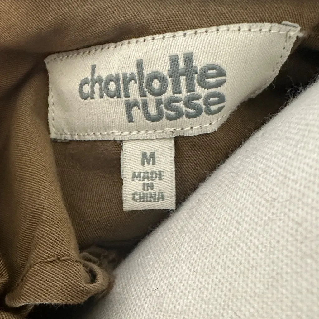 Charlotte Russe Tan Utility Jacket - Image 2